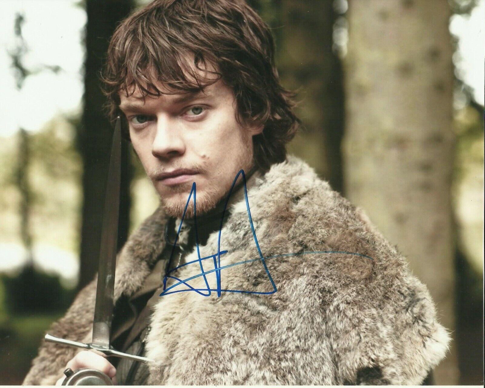 ALFIE ALLEN SIGNED GAME OF THRONES Photo Poster painting UACC REG 242 (4)