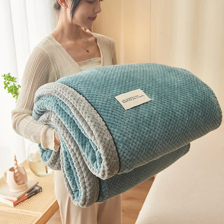 Solid Color Fleece Blanket & Pillowcases