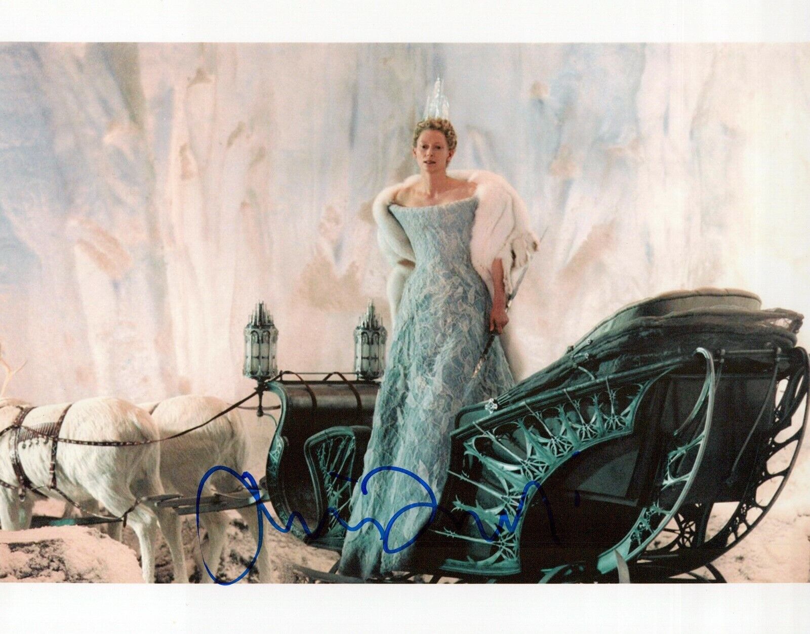 Tilda Swinton Chronicles Of Narnia autographed Photo Poster painting signed 8x10 #9 White Witch