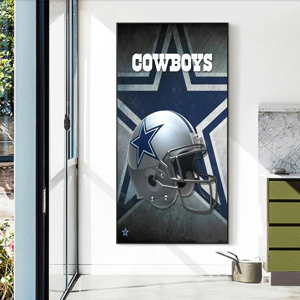 Dallas Cowboys Helmet - Diamond Paintings 