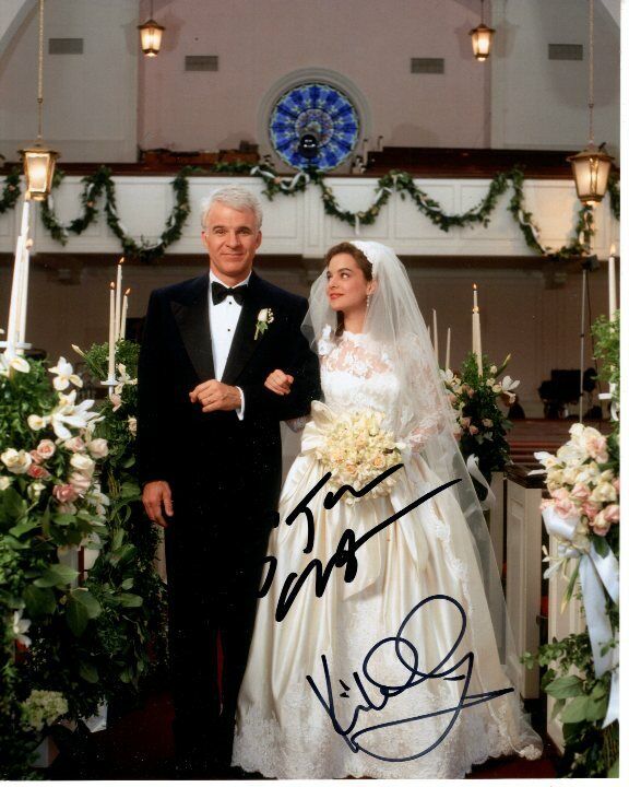 STEVE MARTIN & KIMBERLY WILLIAMS PAISLEY autographed FATHER OF THE BRIDE Photo Poster painting