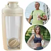 500ml Protein Shaker Bottle Leak Proof Cup for Protein Mixes Supplement Shakes