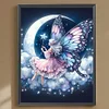 Diamond Painting-DIY Full Round Drill Moon Fairy