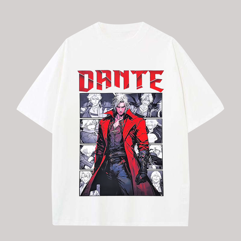 Devil May Cry Dante Printed Oversized Unisex T-shirts