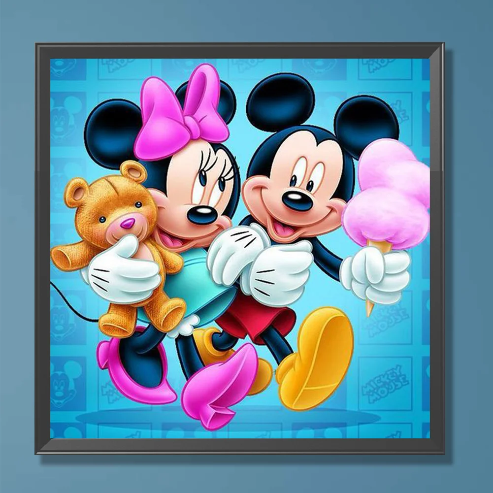 4pcs Diamond Painting - Full Round Drill - Mickey Mouse(Canvas|30*30cm)
