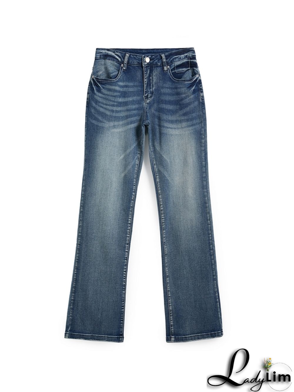 Vintage Denim Y2K Flare Leg Jeans