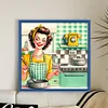 Kitchen Housewife-11CT Stamped Cross Stitch 50*50cm/19.69*19.69in