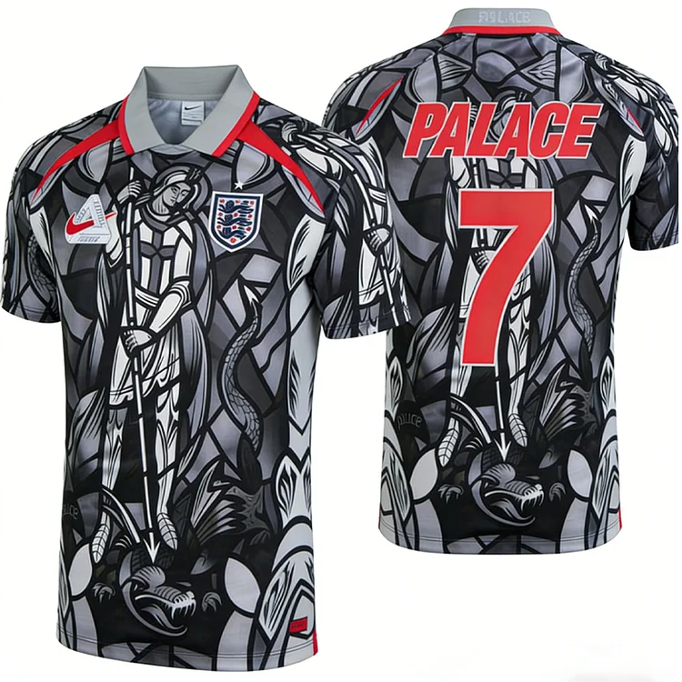 【S~4XL】England 2026 World Cup Training Jersey（Palace #7）（Correct Version）1:1 Thai Quality