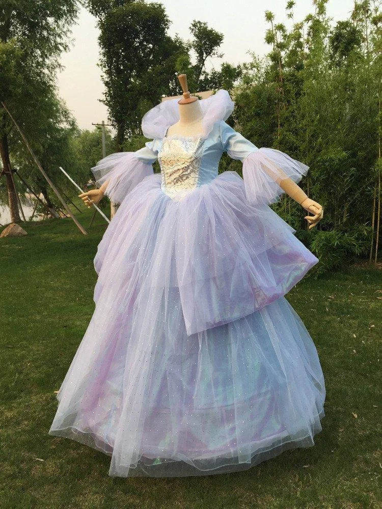 Cinderella Movie Fairy Godmother Cosplay Costume