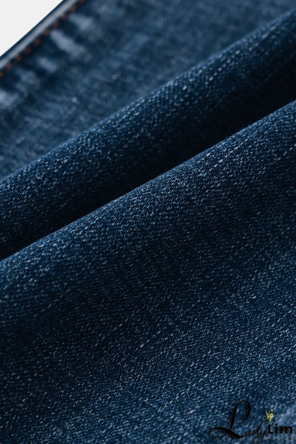 Pocket Detail Button Up Low Waist Flare Jeans