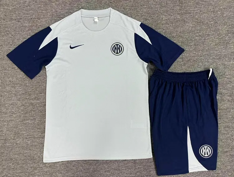 25-26 season children's version of Inter Milan light grey jersey