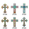 Pendentif acrylique croix diamant bricolage