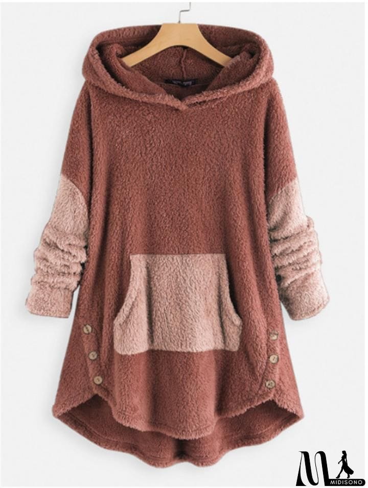 MidiSono - Women's Cute Comfy Hooded Sweatershirts
