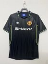 1998/1999 Retro Manchester United Third Away Football Shirt 1:1 Thai Quality