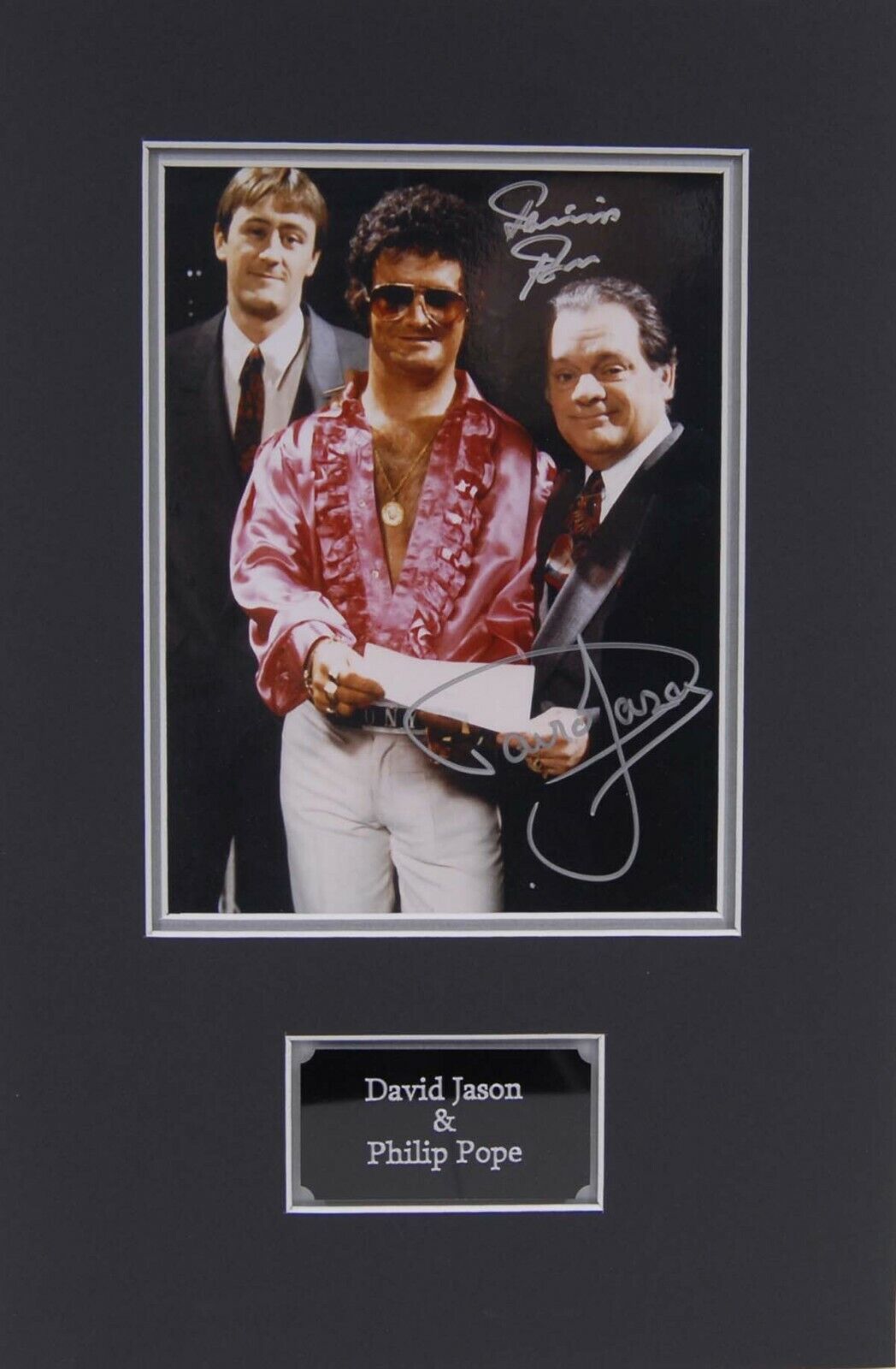 David JASON Philip POPE Signed Mounted 10x8 Photo Poster painting AFTAL COA Only Fools & Horses