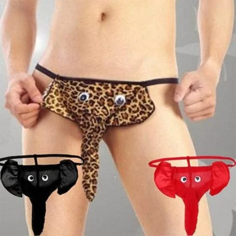 pornhint Pornhint Men's Fashion Sexy Long Bulge Pouch Briefs Underwear Elephant Trunk Underpants Men Breathable Briefs _____ _______