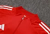 Joyfball 2025/2026 Kids Size Arsenal Half-Pull Training Suit Red Football Shirt 1:1 Thai Quality