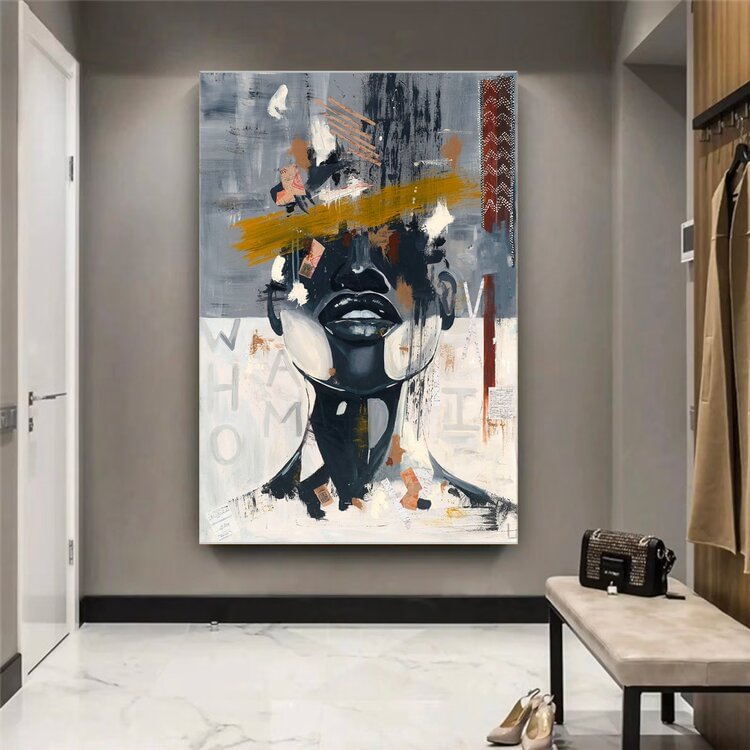 African American art "Identity Crisis" Canvas Wall Art  varity-store