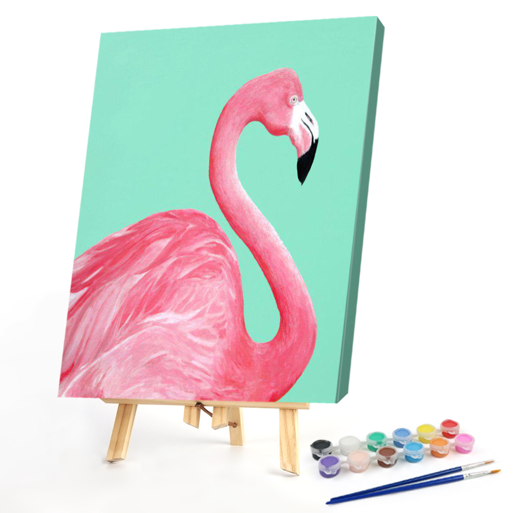 

40*50CM - Paint By Numbers - Flamingos, 501 Original