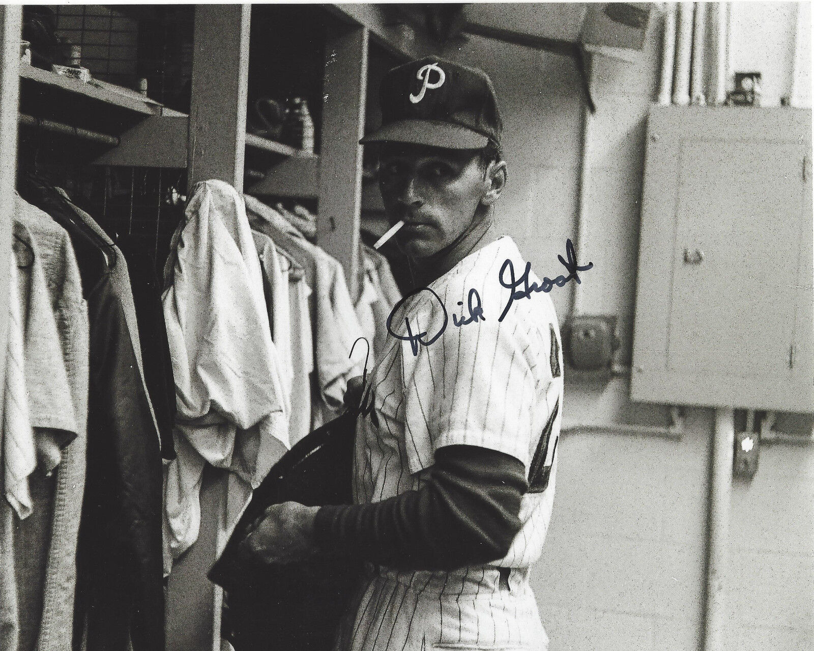 PITTSBURGH PIRATES DICK GROAT HAND SIGNED AUTHENTIC 8X10 Photo Poster painting 1 w/COA LEGEND