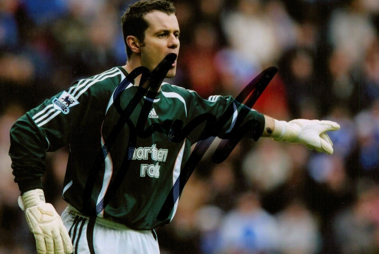 Shay Given Hand Signed 6x4 Photo Poster painting Newcastle United Rep. Ireland Autograph + COA