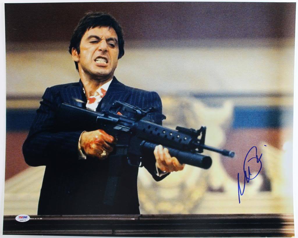 Al Pacino Scarface Signed Authentic 16X20 Photo Poster painting Graded 10! PSA/DNA #4A98774