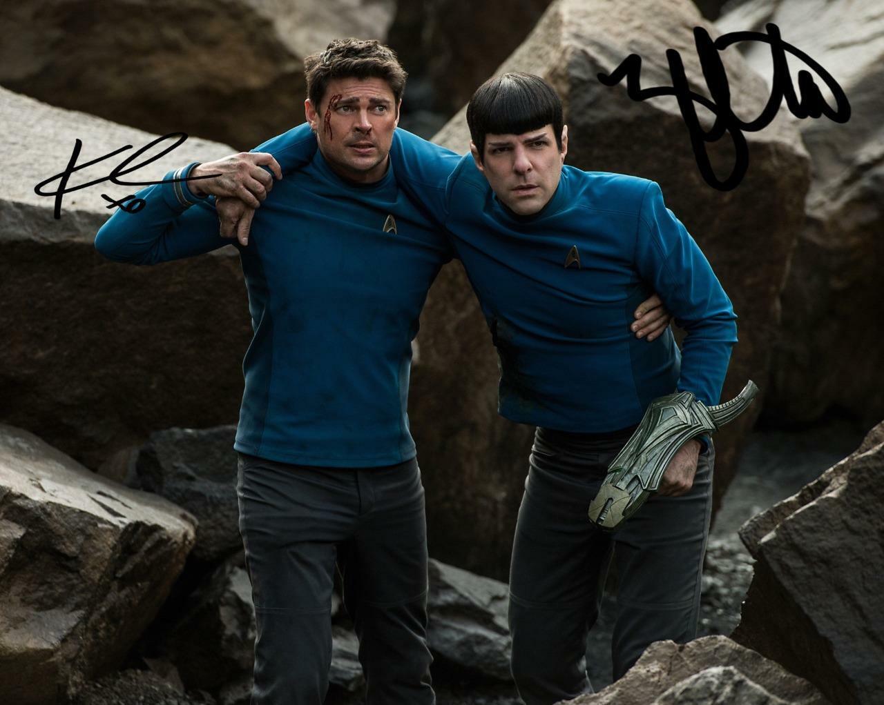 Karl Urban,Quinto STAR TREK BEYOND SIGNED AUTOGRPHED 10 X 8