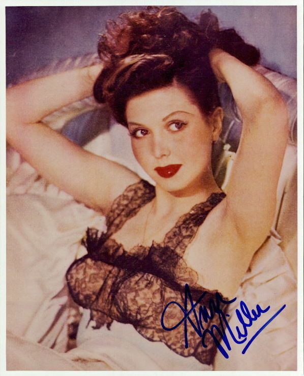 Ann Miller signed 8x10 Photo Poster painting In-person