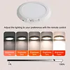 Rechargeable Ceiling Light with Remote Control Motion Sensor Battery Operated Lights for Shower Pantry Shed Hallway Porch Garage Stairs