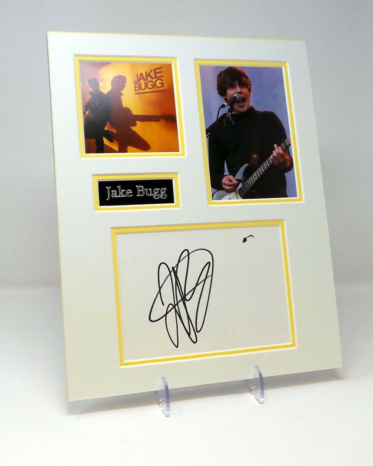 Jake BUGG Signed Mounted Photo Poster painting Display AFTAL COA Lightning Bolt Singer