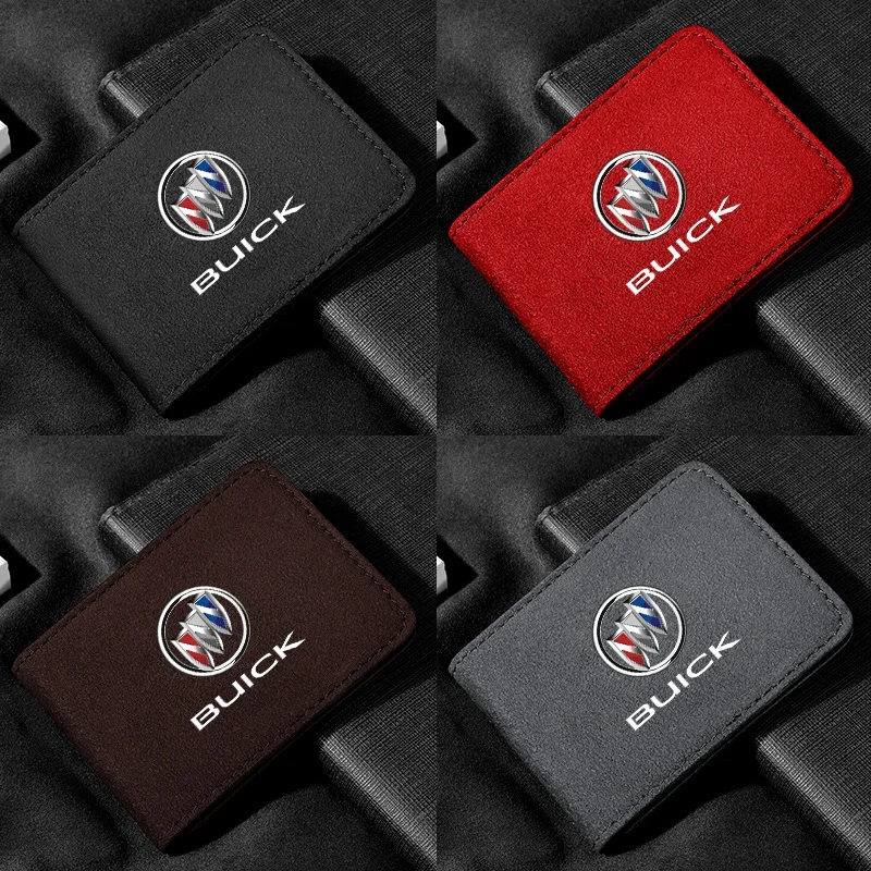 Car logo driver's license leather case card holder