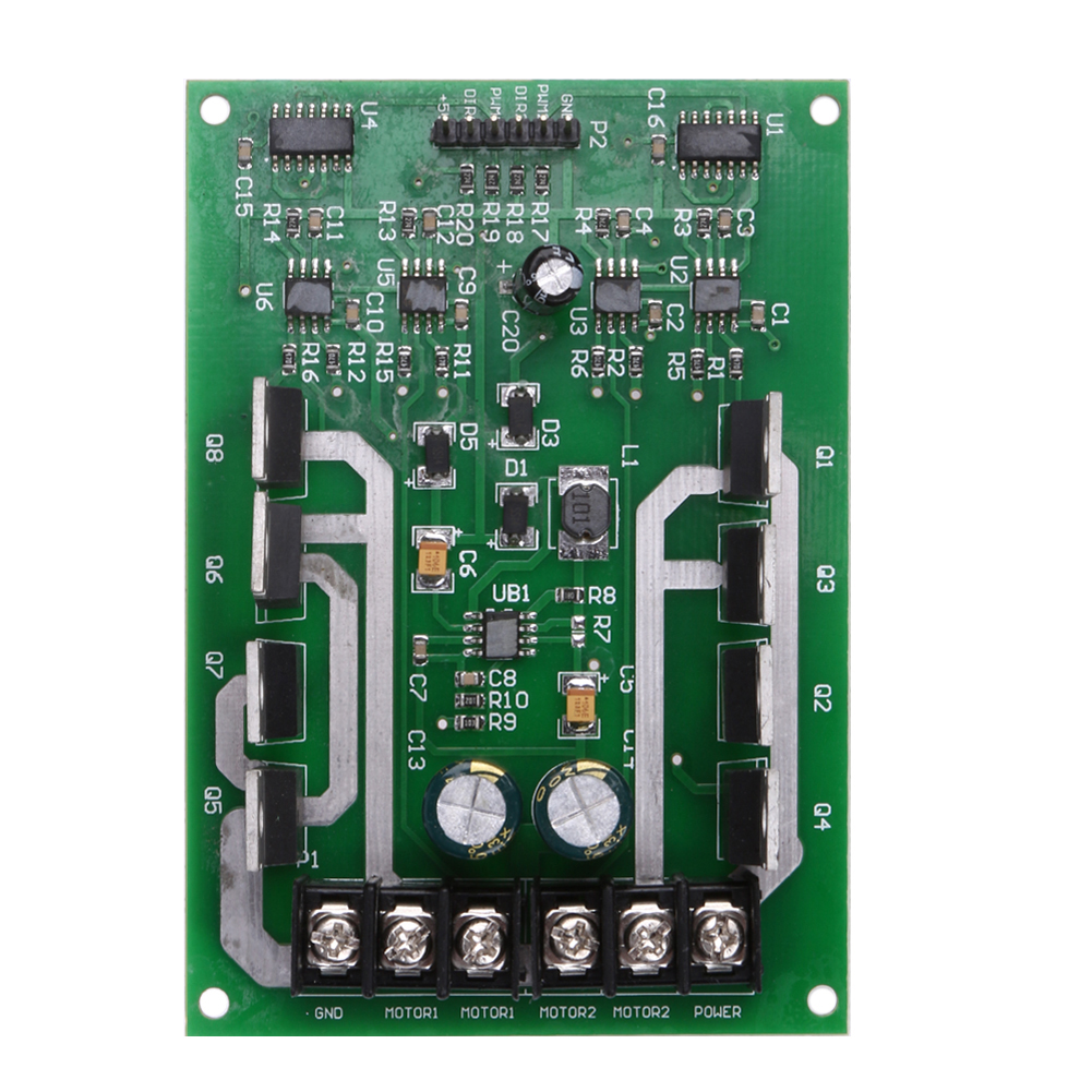 

Dual Motor Driver Module Board H-bridge DC MOSFET IRF3205 3-36V 10A Peak30A, 501 Original