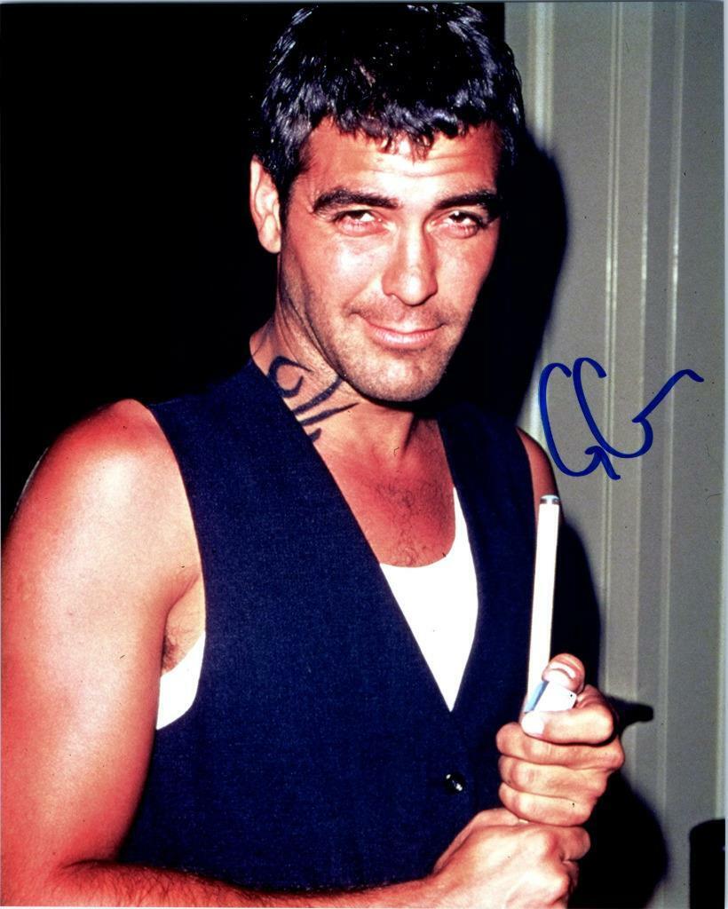 George Clooney autographed 8x10 Picture signed Photo Poster painting and COA