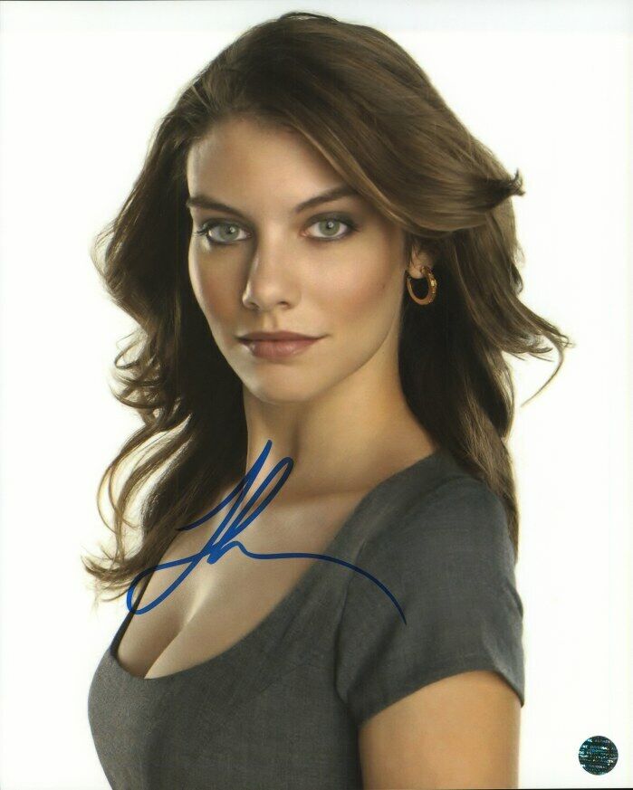 Lauren Cohan Autographed Original 8x10 Photo Poster painting LOA TTM