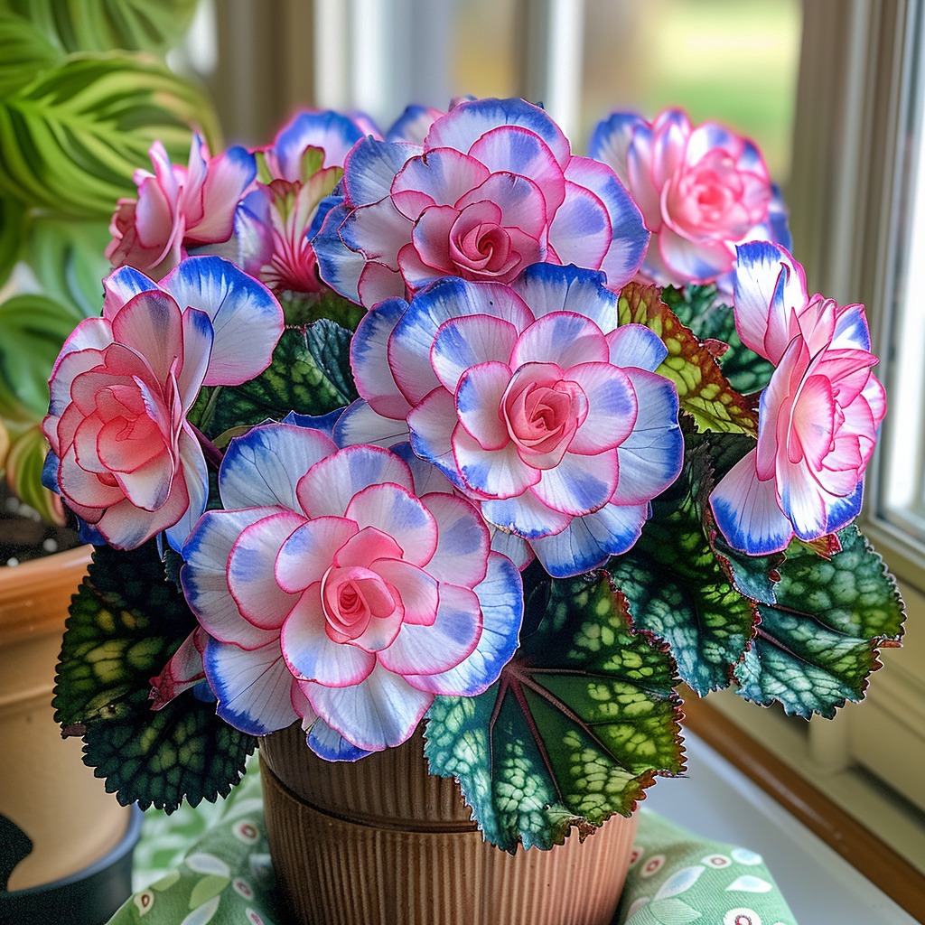 Sky and Rose Begonia  Jonyparkseed®