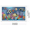 Tropical Fish-14CT Stamped Cross Stitch 61*34cm/24.02*13.39in (Big Size) tapestrymarket