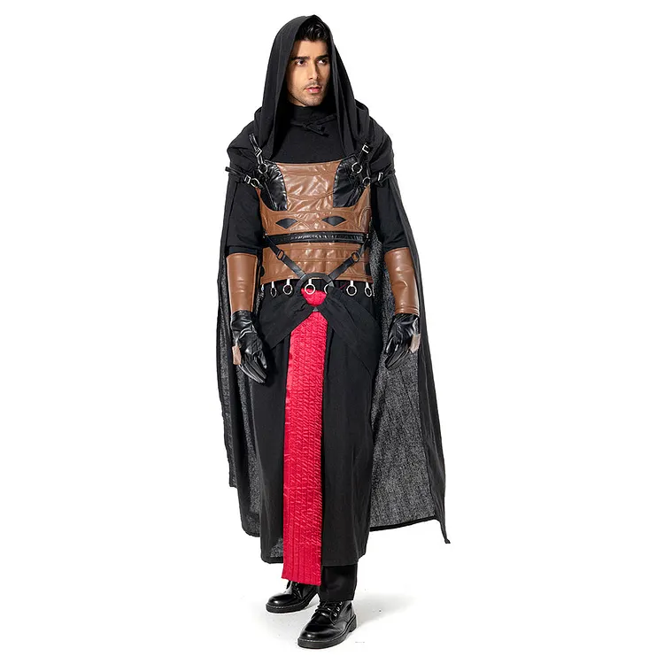 Darth Revan Black Set Outfits Cosplay Costume Halloween Carnival Suit