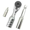 Mini Ratchet Wrench 1/4 Inch Short Ratchet Handle High Quality Socket Tool Torque Ratcheting Wrench for Daily Bicycle Car Repairs