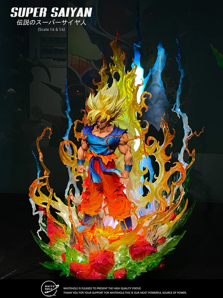 PRE-ORDER White Hole Studio - Dragon Ball Super Saiyan 1/6 & 1/4 Statue(GK)