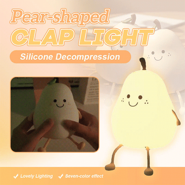 Lightsler™ Pear-shaped Silicone Decompression Clap Light