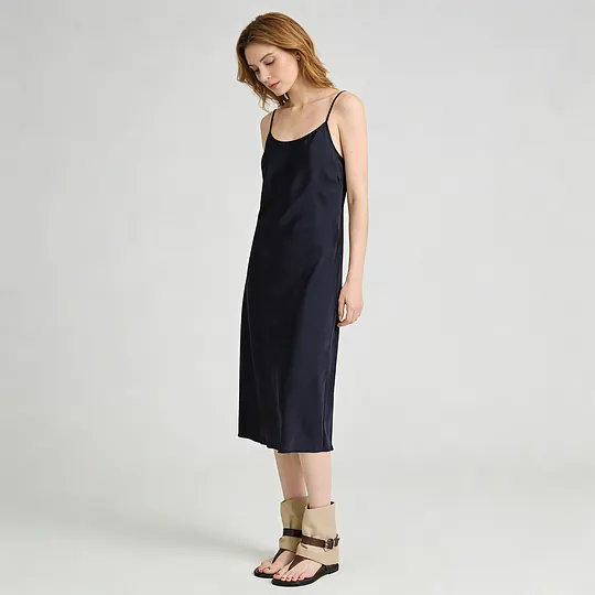 real silk life dresses LilySilk Silk Maxi Dress Side Slit Dress for Women Cowl Neck Low Back Cami Style Slim Fit Semi-Formal Red XS at Amazon Women's Clothing store