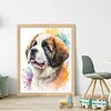 Saint Bernard Dog-11CT Stamped Cross Stitch 40*50cm/15.75*19.69in tapestrymarket