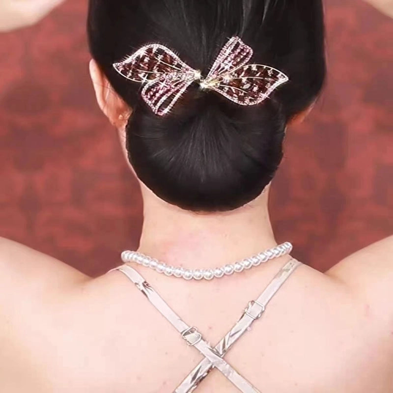 Women’s Minimalist Peacock Feather Flower Alloy Plating Inlay Rhinestones Hair Band