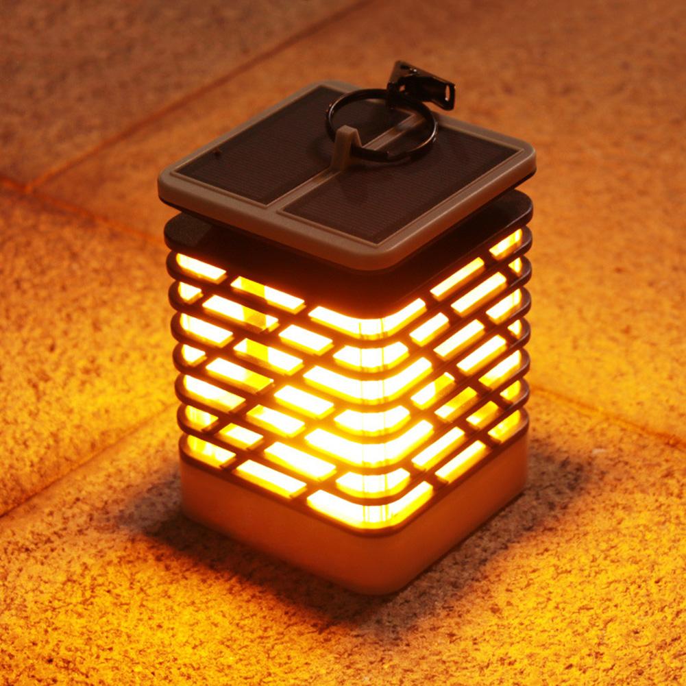 Waterproof LED Solar Lamp Flickering Smokeless Flameless Candle Flame Lamp от Cesdeals WW