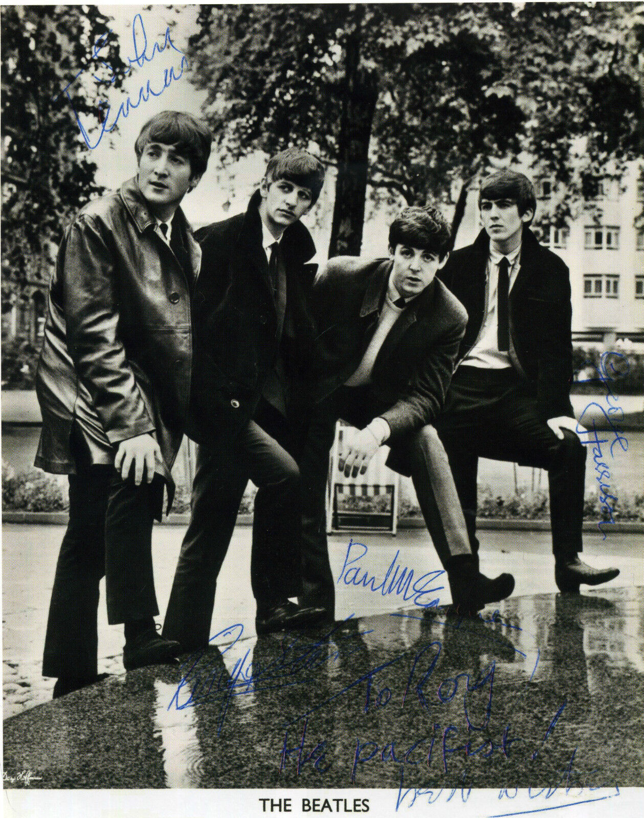 THE BEATLES Signed Photo Poster paintinggraph - Rock & Pop Legends - Preprint