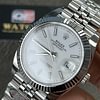 Rolex Datejust M126334 White Dial Stainless Steel Jubilee and Fluted Bezel 41mm Top Replica