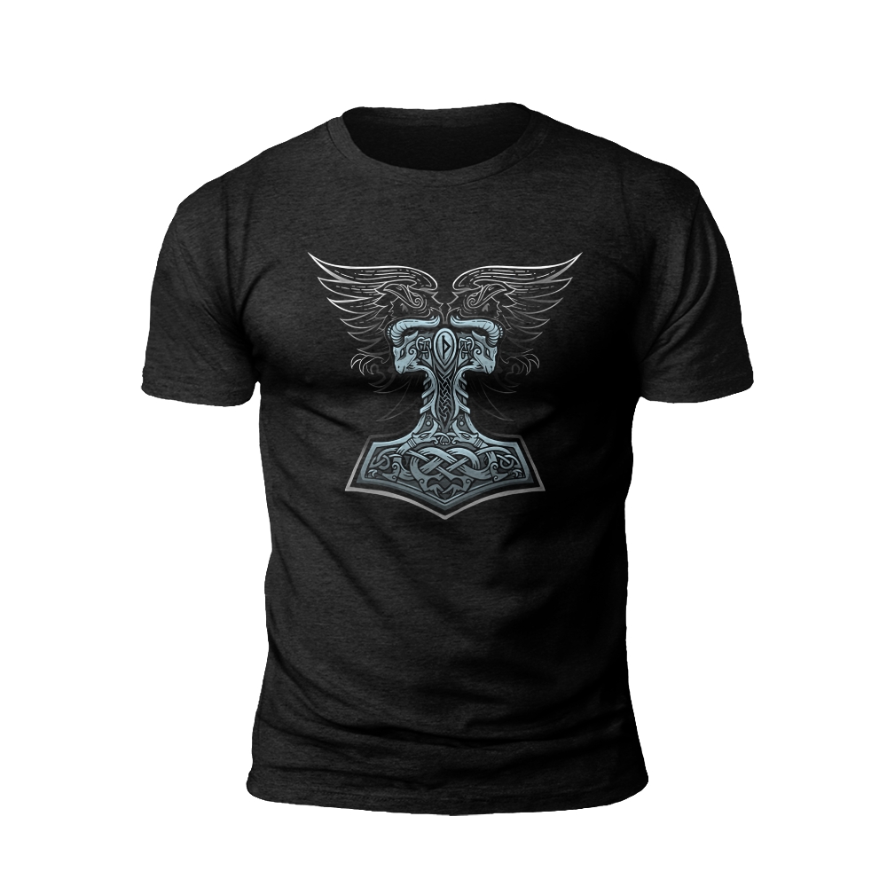 Winged Viking Shield T-Shirt