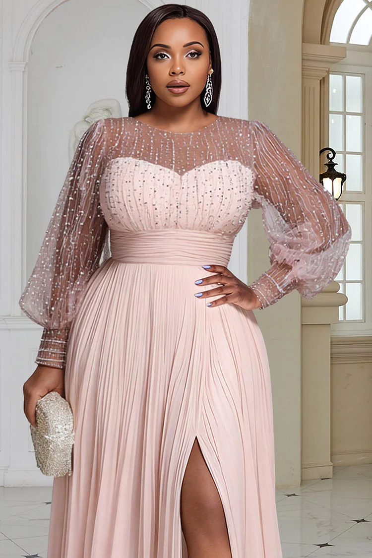 green emerald velvet dress Plus-Slize Strapless Prom Ball Gown CD0191C Blush / 2XLarge main image 0