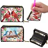 2pcs Cardinal Bluebird Pattern Diamond Painting Fashion Card Holder Coin Purse