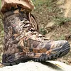 Men's camouflage outdoor hiking shoes waterproof nylon tactical boots hiking hunting boots